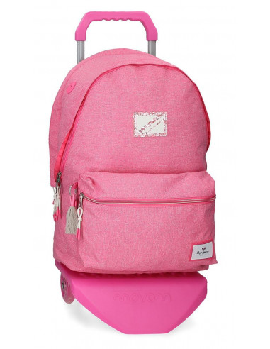 MOCHILA ADAP. 44CM. C/CARRO PJL LUNA